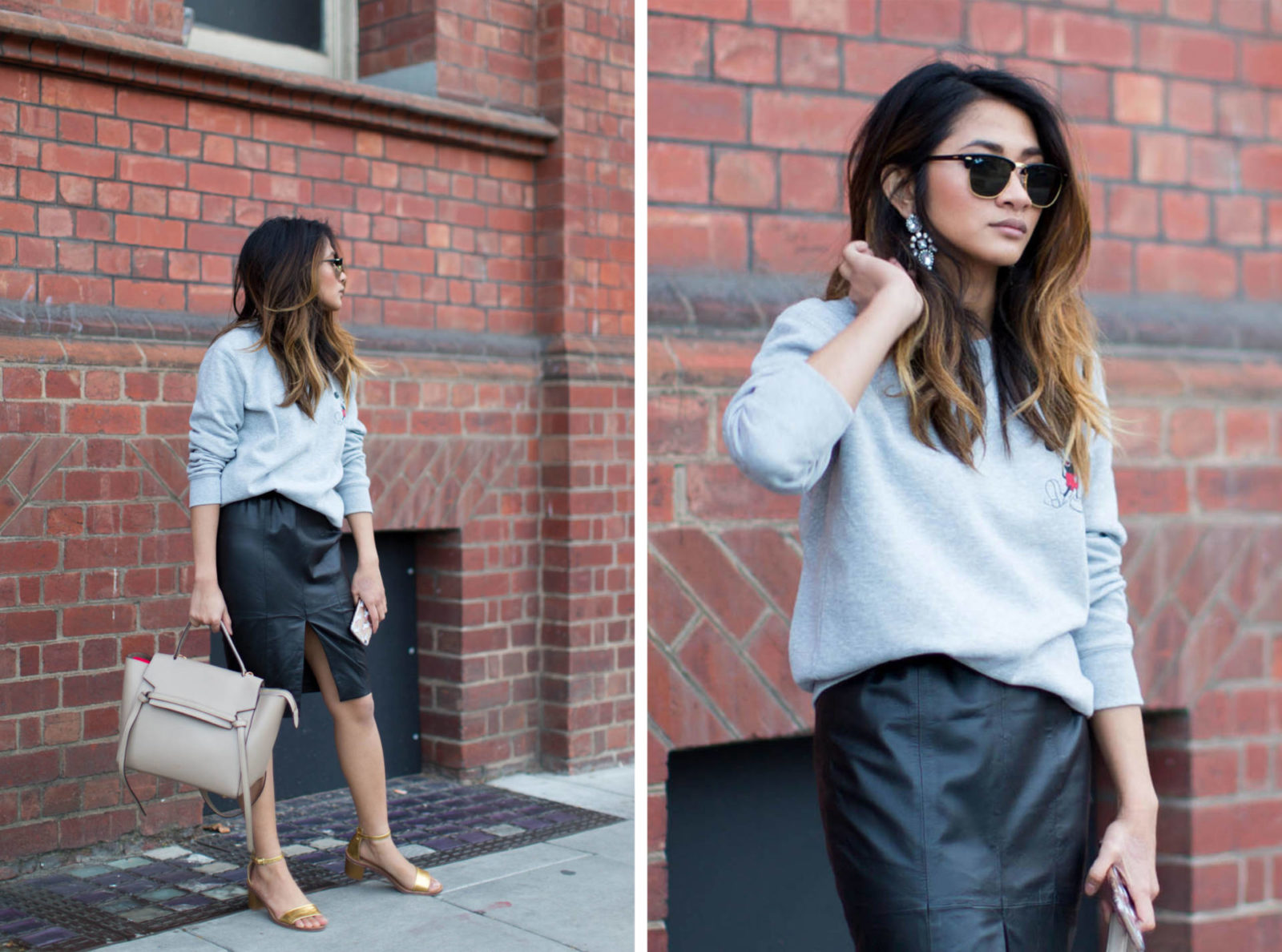 How to wear the leather skirt and look effortless | heyyyjune.